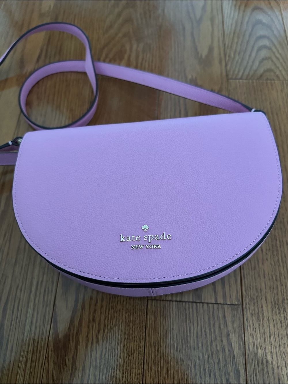 kate spade Pink  pebbled leather crossbody bag (NEW)